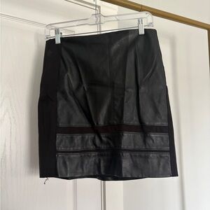 White House Black Market Black Mini Skirt